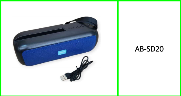 Aerbes Portable Wireless Bluetooth Speaker with Flashlight And Solar Panel