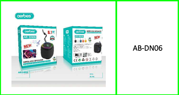 Aerbes Bluetooth 5.1 RGB Speaker