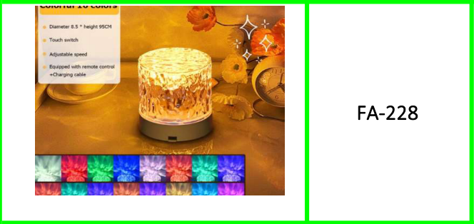 Dynamics Water Ripple RGB LED Music Decorative Light With Remote Control