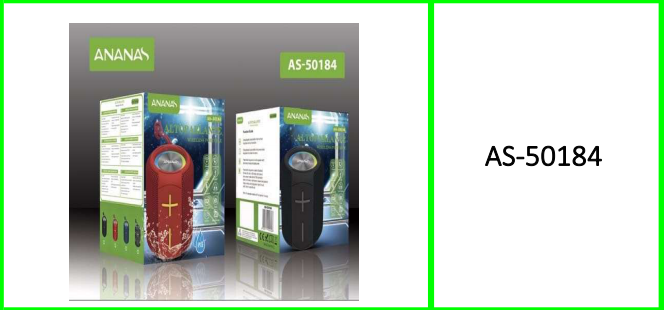 Ananas Portable Wireless Bluetooth Speaker