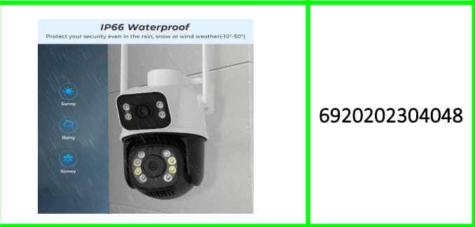 Wifi Smart Camera with LED Lights iCam365 App