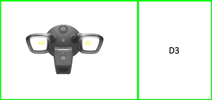 LED Flood Light with Wifi Camera