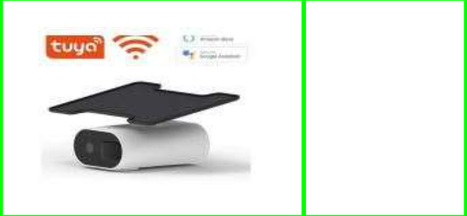 WIFI Solar Powered Outdoor Camera Tuyasmart App