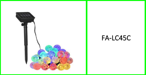 Solar Bubble Ball RGB String Light 5M