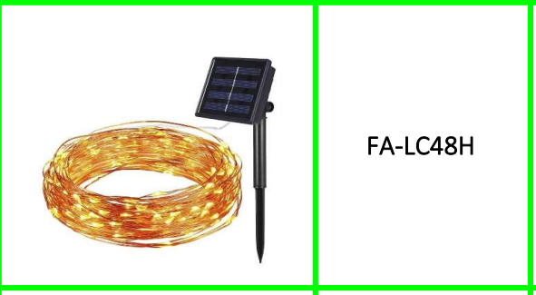 Solar Powered Copper Wire Fairy Light 200 LED Warm White 20M