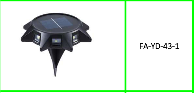 Solar Powered Lawn Light White