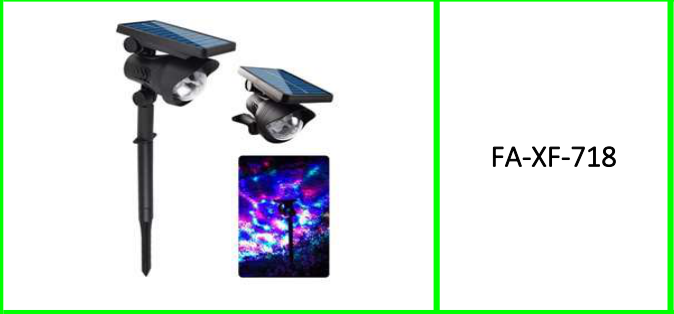 Solar Powered LED Landscape Garden Light