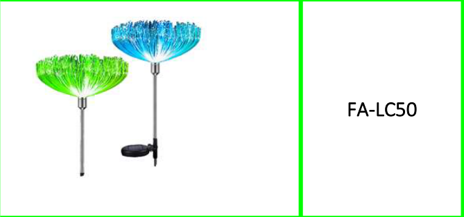 Solar Powered Dandelion Garden Decor 7 Colour Changing Light 2 Pcs