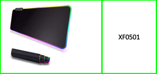 LED RGB Gaming Mouse Non-Slip Rubber Base 90cm x 40cm