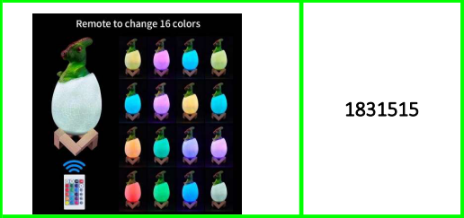 Rechargeable Colour Changing 3D Dinosaur LED Light