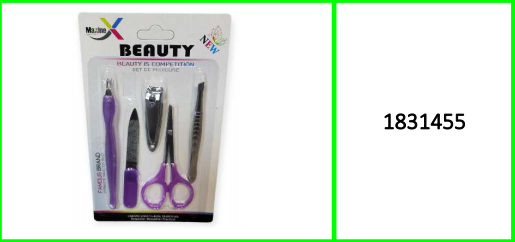 Maxine Beauty 5 Piece Nail Clipper Set