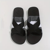 Men's Indoor/Outdoor Slippers EVA Cushioned Comfort with Striped Fabric Upper Breathable Open Toe Design for All Season Casual Wear Beach & Home Use Green/White & Black Options Indoor Comfort Shoes | Summer Fashion Slippers | Breathable Fabric Uppe