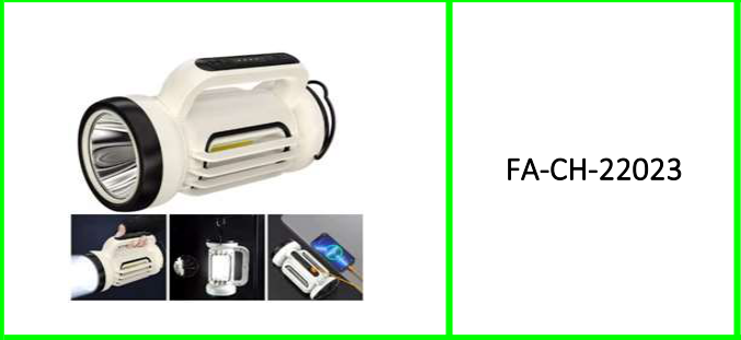 Portable Camping Lamp LED+COB With Hook