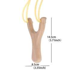 4pcs Wooden Slingshot for Adults & Youth Durable Outdoor Hunting Catapult with Ergonomic Grip Lightweight & Portable Design for Hunting Target Practice and Outdoor Games Hunting Accessories Natural Wood Finish Sturdy Construction Youth Hunting Ge