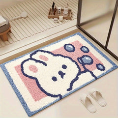 Luxurious Fluffy Bathroom Mat Kitchen Bathtub Sink And