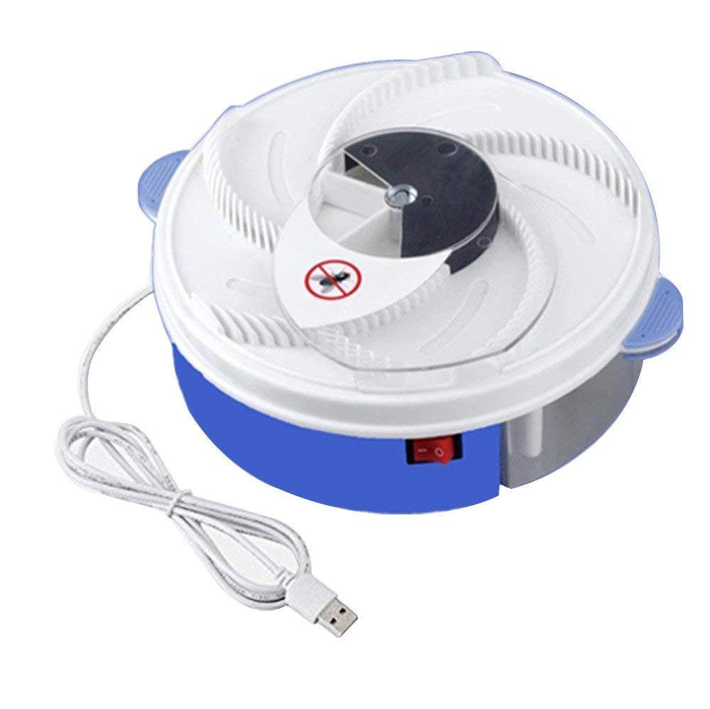 Electric Fly Trap Device with Trapping Food