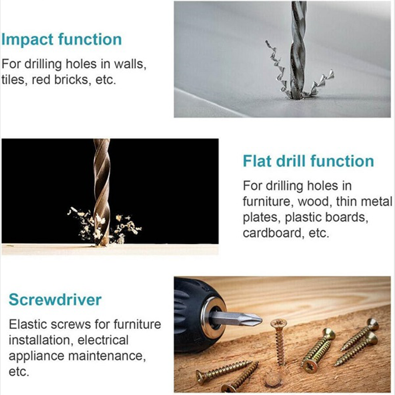 Convenient And Exquisite Jg20375080 Electric Impact Drill 220V