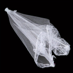 Collapsible Mesh Food Cover Tent Portable Anti Fly & Mosquito Umbrella for Kitchen Picnics BBQs and Outdoor Dining White Lace Design Easy Pop Up Netting for Large Bowls Hand Washable Kitchen Food Protector | Airy Food Cover | Sturdy Frame Constr