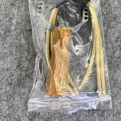 1 Set of Colorful Red Wooden Wolf Ball Latex Tube Zinc Alloy Slingshot Shooting Supplies Outdoor Stone Thrower Hunting Gear Backyard Entertainment Tactical Accessories Ergonomic Grip Durable Structure High Performance Material Handheld Launcher Sp