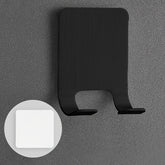 Stainless Steel No Drill Adhesive Wall Mounted Double Hook & Suction Cup Shaver Storage Holder with Serrated Grip Heavy Duty Bathroom Organizer for Shower Bathtub Sink Space Saving Razor & Shaver Organizer (No Screws/Easy Installation) Sleek Moder