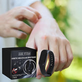 Black Electronic Mosquito Repellent Wristband – Comfortable Fit Physical Insect Repellent Non Toxic Unisex Design Suitable for Fishing and Outdoor Activities Includes 2 Button Batteries Stylish Wearable Bracelet | Modern Wearable | Physical Insect R