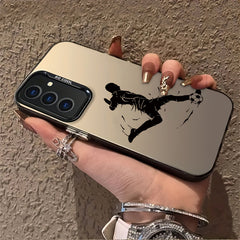 Football Player Pattern Phone Case for TPU for Galaxy A03/A04/A04E/A05/A05S/A10/A10S/A11/A12/A13/A14/A15/A21S/A23/A25/A30S/A31/A32/A33/A35/A50/A51/A52/A53/A5/A55/A70/A71/A72/M12/S10/S10+/S20/S21/S22/S2/S24 Series 20/9 Drop Proof Full Cover Acrylic Str