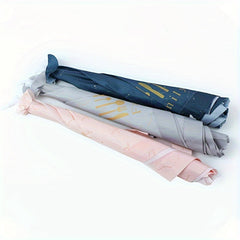 Large Capacity Folding Table & Dish Cover with Knife Fork Pattern Dual Sided Fabric & Carbon Steel Frame for Outdoor Dining Picnics BBQs Folding Picnic Table Foldable Design Durable Frame