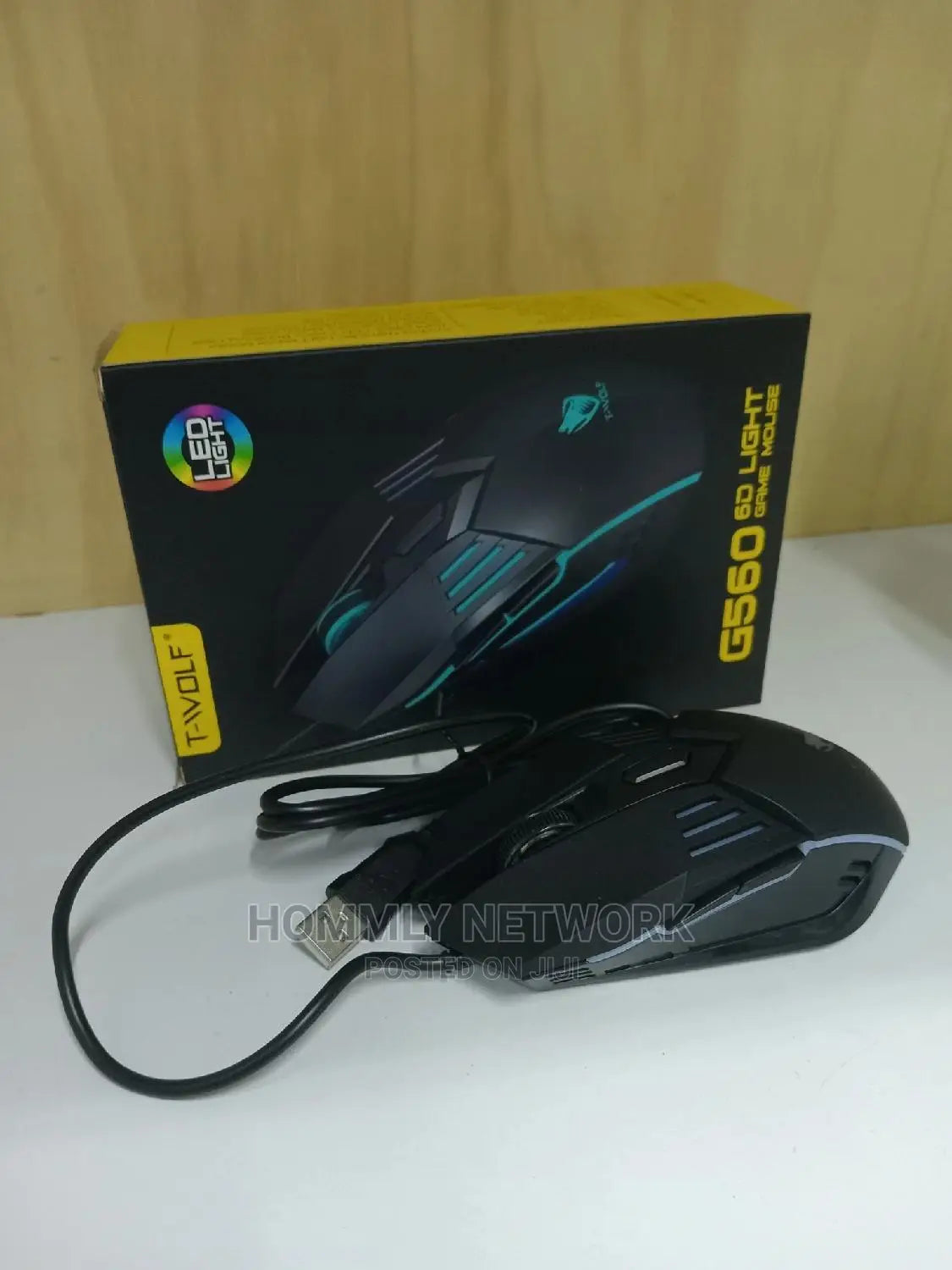 6D Wired Led Lighting Gaming Mouse G560