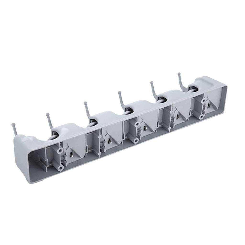 Broom Holder and Garden Tool Organizer Rake or Mop Handles (Color : Gray)