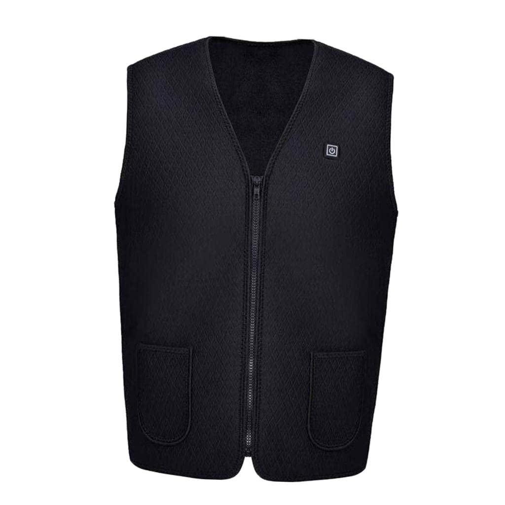 CLUB BOLLYWOOD Men's Electric Heating Vest Winter Warm Up Jacket Heated Coats