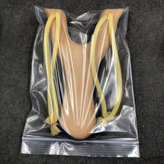 2pcs Traditional White Birch Wood Slingshot Handcrafted Solid Wooden Slingshot with Ergonomic Grip Durable & Lightweight Design for Outdoor Competitive Play Hunting Fishing Target Practice Classic Wooden Slingshot for Adults & Teens Hunting Sling