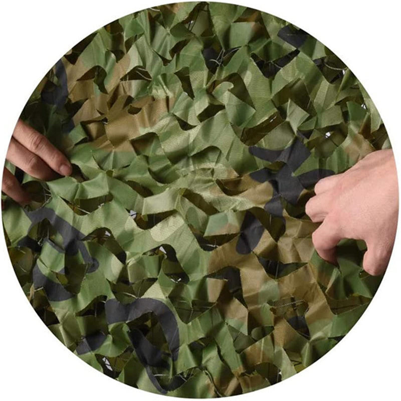 CF-37 Portable Double Layer Oxford Polyester Three-dimensional Leaf Camouflage Net (2.5*3M)