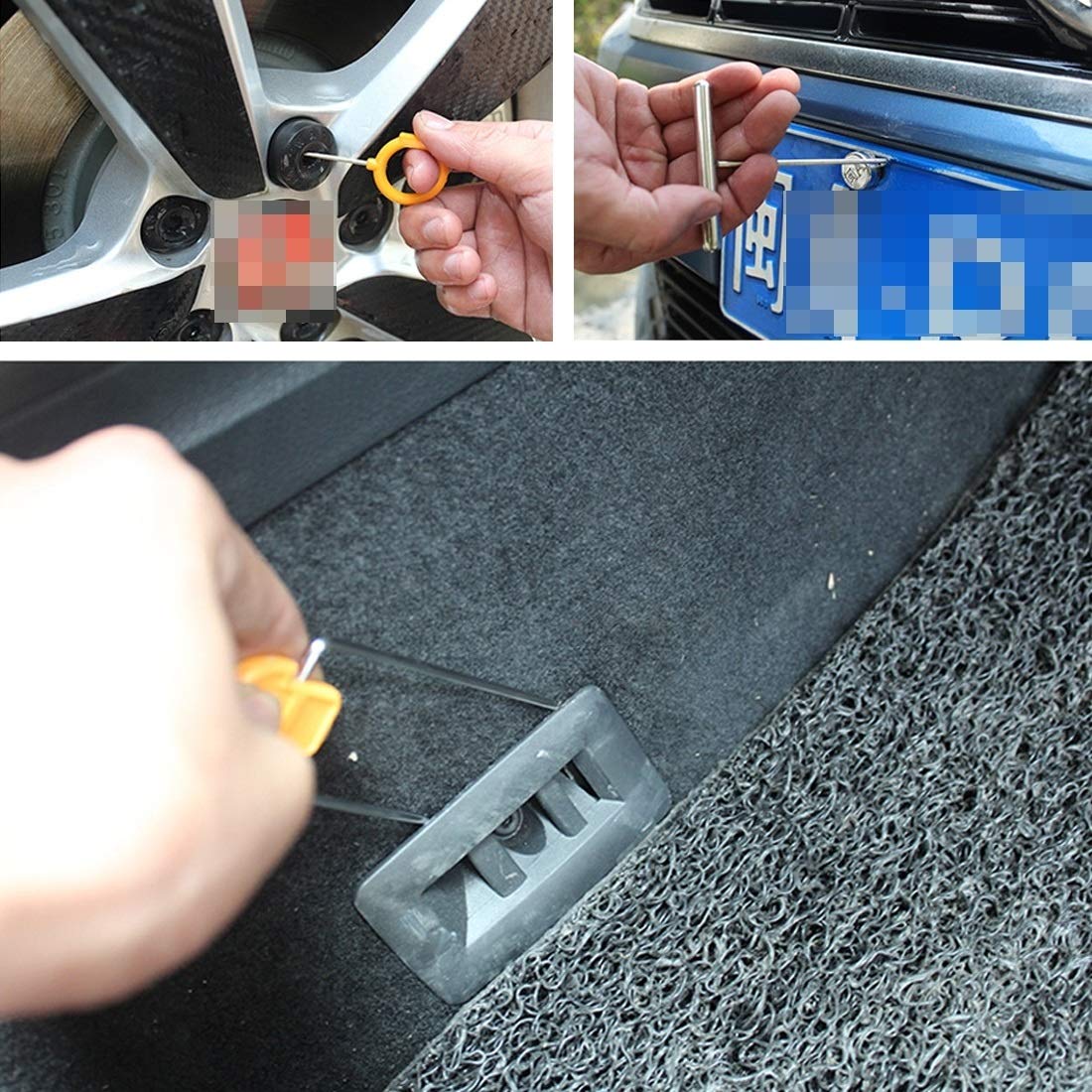 Professional Car Repair Tool Set, 12 in 1 Car Audio System Dashboard Door Panel Removal Dismantling Tools Kit