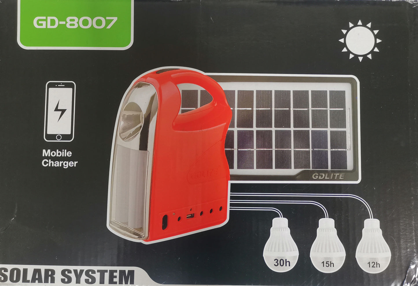 Solar Emergency Light With FM 6 hrs Lantern Emergency Light