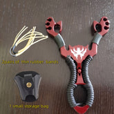 4pcs High Performance Slingshot Launcher Set Quick Press Rubber Bands Durable & Portable Must Have for Outdoor Adventures Shooting Games & Fishing Fun Great for Adult Leisure Shooting Ideal Gift for Camping & Outdoor Activities Zinc Alloy Materi