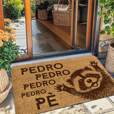 1Pc Large Raccoon Name Mat "Pedro Pedro Pedro" Spanish