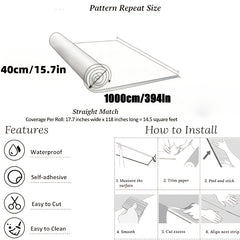 1 Roll Extra Long 0.4M X 10M 12Ft