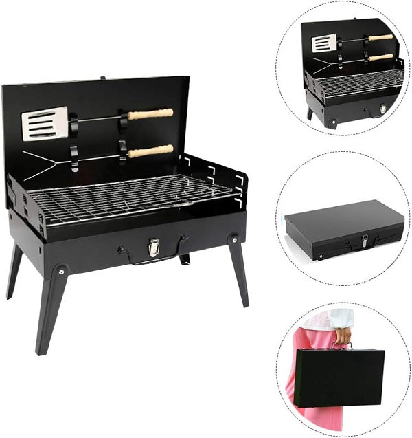 1015 Portable Folding Grill BBQ Camping Braai Stand