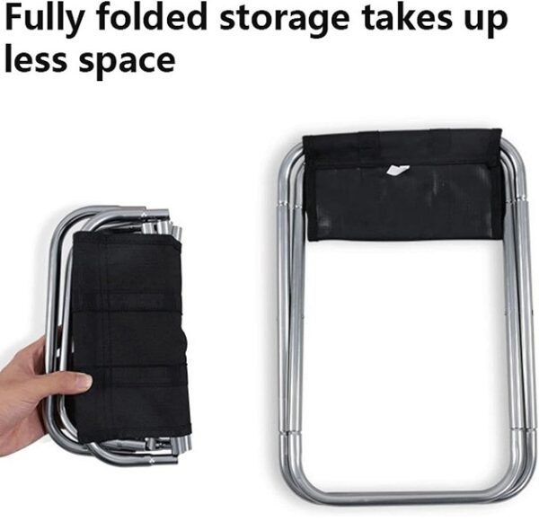 183572 Foldable Camping Stool With Bag