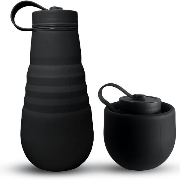 1025 Silicone Folding Water Bottle 500ml