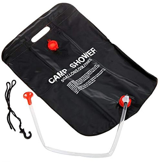 20L Solar Heated Camp Shower Bag Outdoor Shower Water Bag