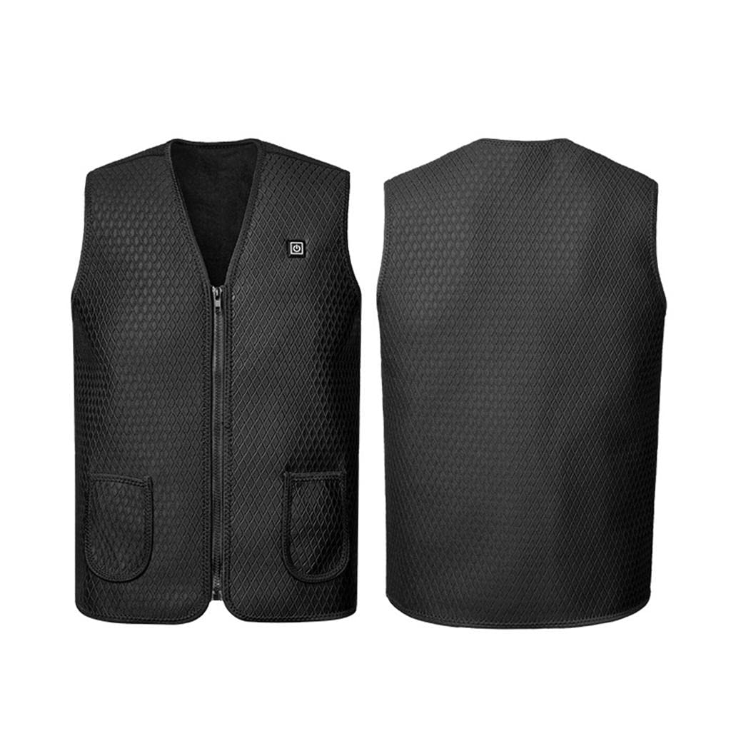 CLUB BOLLYWOOD Men's Electric Heating Vest Winter Warm Up Jacket Heated Coats