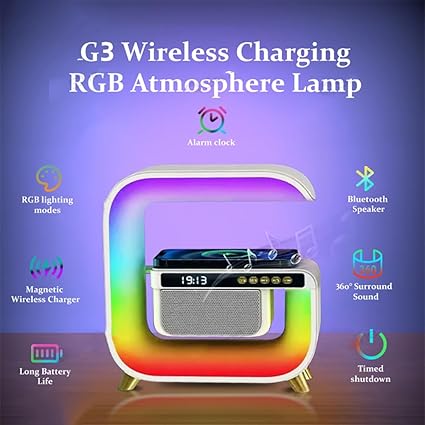 LED WIRELESS CHARCHING SPEAKER G3