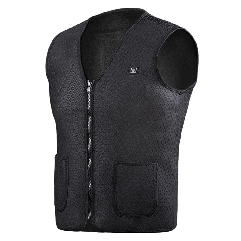 CLUB BOLLYWOOD Men's Electric Heating Vest Winter Warm Up Jacket Heated Coats