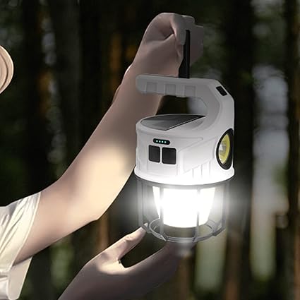 clinmday 1 Set Outdoor Camping Light,High Brightness Rechargeable Portable,Water Resistant Tent Light,for Camping,Outdoors Working Emergency Lamp