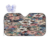 1pc Colorful Floral Mandala Pattern Car Sunshade Heat Dissipation Foldable Car Sun Curtain with Vibrant Flower Design Easy to Install Interior Accessory for All Vehicles Stylish & Functional Sun Protection | Vibrant Sunshade | Easyinstall Feature S