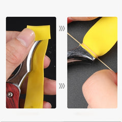 Y UMO YI Professional Stainless Steel Folding Slingshot High Elasticity Flat Band Precision Grip Black & Red Options Perfect for Outdoor Sports & Competition Competition Slingshot | Sleek Grip | Stainless Steel Construction