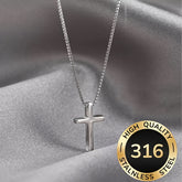 A High Quality 316 Stainless Steel Necklace That Is Hypoallergenic Featuring a Light Luxury Vintage Elegance Suitable for Both Men And Women. It Is an Ideal Choice for Everyday Wear Parties Birthday Gifts And Valentine'S Day Presents.