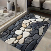 Extra Absorbent Diatomite Bath Mat With Natural Stone