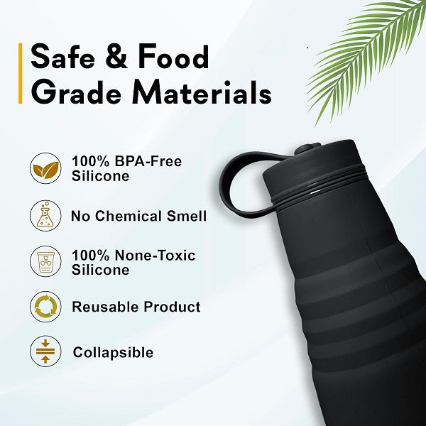 1025 Silicone Folding Water Bottle 500ml